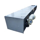 Горизонтальный ленточный конвейер с резиновой юбкой